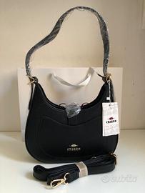 Elegantissima borsa a spalla, colore nero
