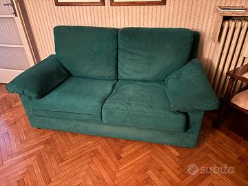 Divano 2 posti in velluto