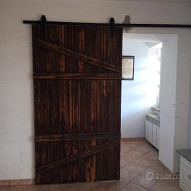 porta artigianale scorrevole 