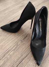 Scarpe nere con tacco tg 36 