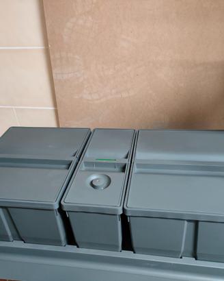 Set pattumiera da incasso 90cm