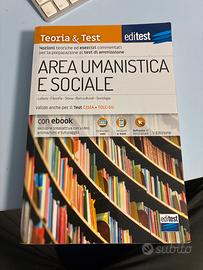 Test universitari Area Umanistica Sociale Editest