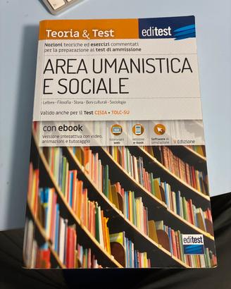 Test universitari Area Umanistica Sociale Editest