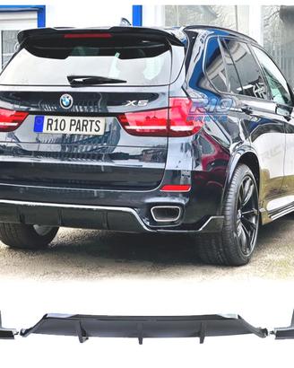 DIFFUSORE BMW X5 F15 12-18 LOOK M PERFORMANCE NERO
