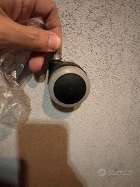 Set 5 Ruote Sedia Ufficio IKEA