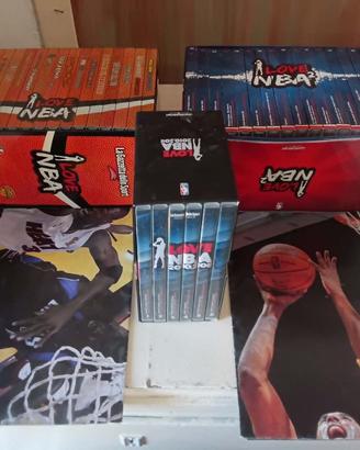 Tre cofanetti di DVD NBA completi +2 poster OTTIMI
