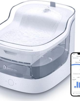 PETGUGU Fontanella Gatti WiFi 2L Monitoraggio dati