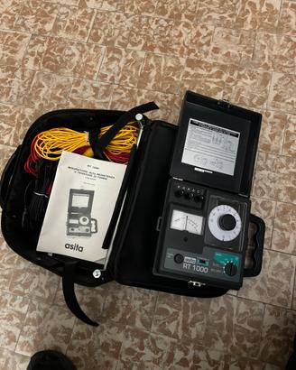 Misuratore della resistenza e tensione di terra