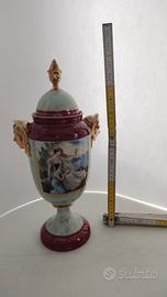 vaso antico in poecellana manifattura viennese