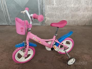 Bici bimba Peppa Pig - ruote da 12 pollici (Rosa)