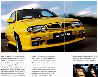 Dépliant Lancia Delta HF Turbo HPE