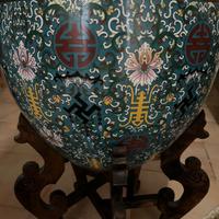 chache-pot  CLOISONNE (Porta vaso) antico