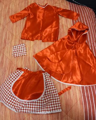 vestito cappuccetto rosso carnevale 