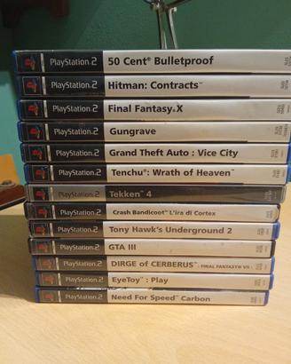 Lotto 13 giochi PlayStation 2 originali