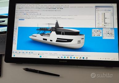 Tavoletta grafica Kamvas schermo 22 pollici