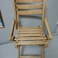 sedia in legno vintage 