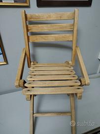 sedia in legno vintage 