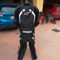 tuta moto 52 Alpinestars divisibile come NUOVA 