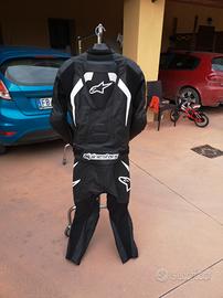 tuta moto 52 Alpinestars divisibile come NUOVA 