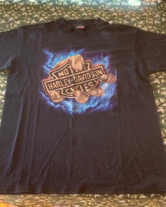 T-shirt harley Davidson 3D emblem