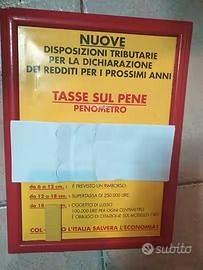 Cartello "blasfemo sporco"vintage anni 80