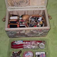 cestino porta cucito e accessori