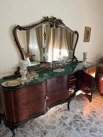 Madia e specchio Antiquariato