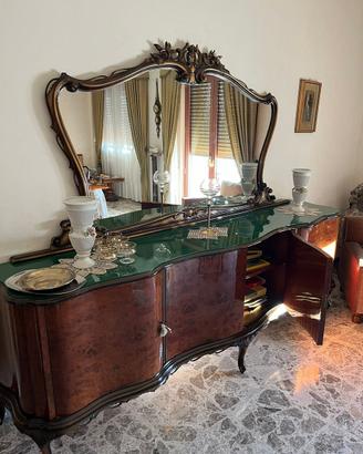 Madia e specchio Antiquariato