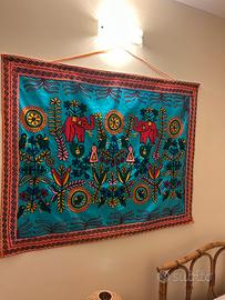 Arazzo ricamato origine India