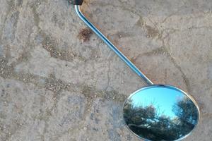 specchietto retrovisore cromato per vespa