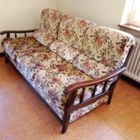 divano letto, rete singola, lampadari