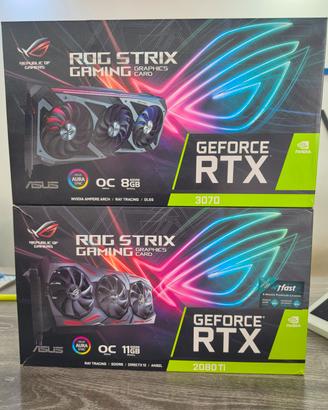rtx 2080 Ti e Rtx 3070 Asus rog