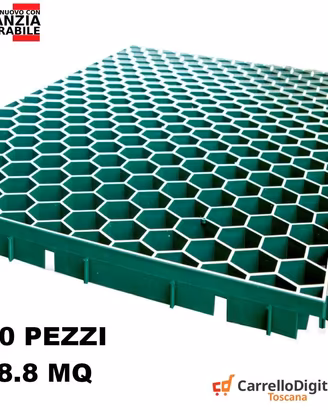 Griglia Salvaprato MADE IN ITALY Carrabile 8,8Mq