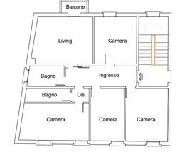 Privato. Ristrutturato a nuovo 5 locali 2 bagni