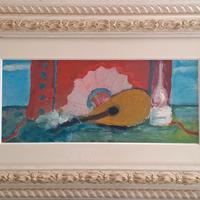 quadro pittore Verlicchi " Mandolino "