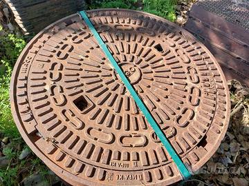 Chiusini ghisa d400 diametro 80