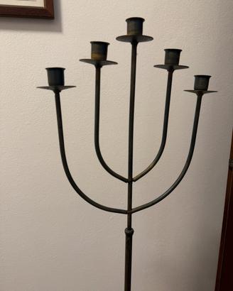 Candelabro a cinque braccia