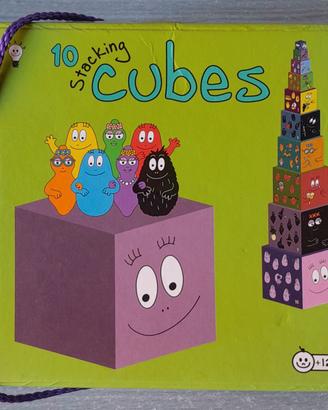 Barbapapà Gioco per Bambini 10 Cubi Impilabili