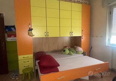 Cameretta con letto a ponte