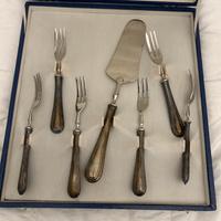 Servizio da dolce in Argento 800