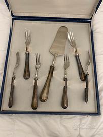 Servizio da dolce in Argento 800