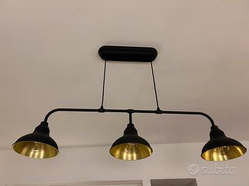 Lampadario IKEA AGUNNARYD stile indiatrial