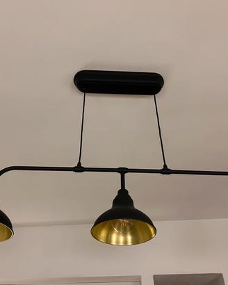 Lampadario IKEA AGUNNARYD stile indiatrial