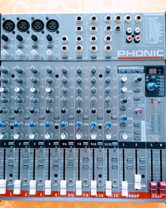mixer audio Phonic AM442D USB 