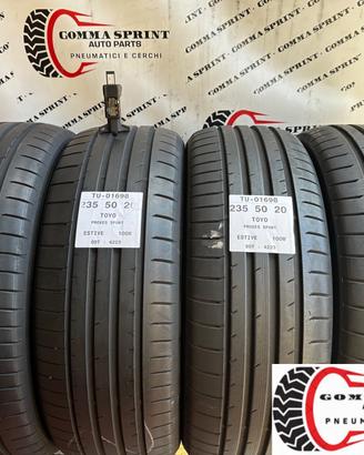 4 PNEUMATICI 235/50 R20 TOYO ESTIVE 85%
