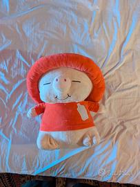 Pupazzo peluche maialino rosa