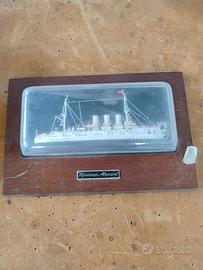 raroinserto di batt in cont fi vetro su placca di 