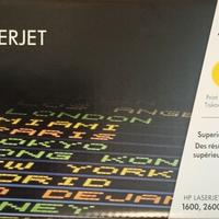 HP toner originale 124A  Q6002A (giallo)