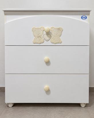 CASSETTIERA FASCIATOIO PALI CON VASCHETTA