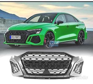 PARAURTI ANTERIORE PER AUDI A3 21- LOOK RS3